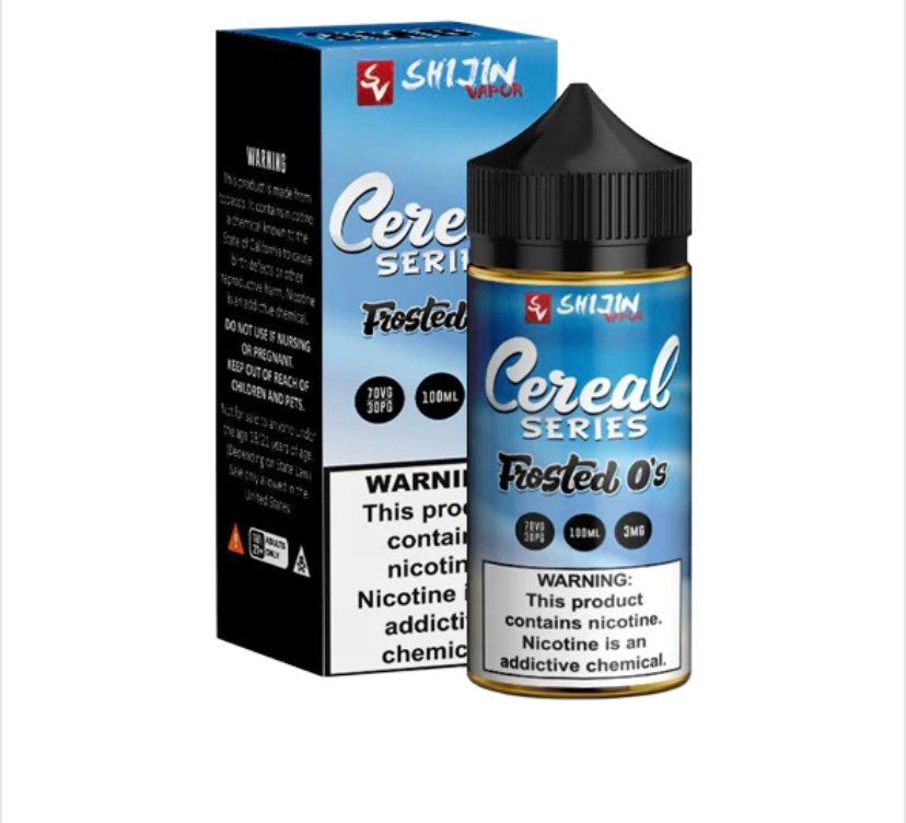 Frosted O's by Tasty O's 100ml(HONEY GRAIN OATS POWDERED SUGAR)