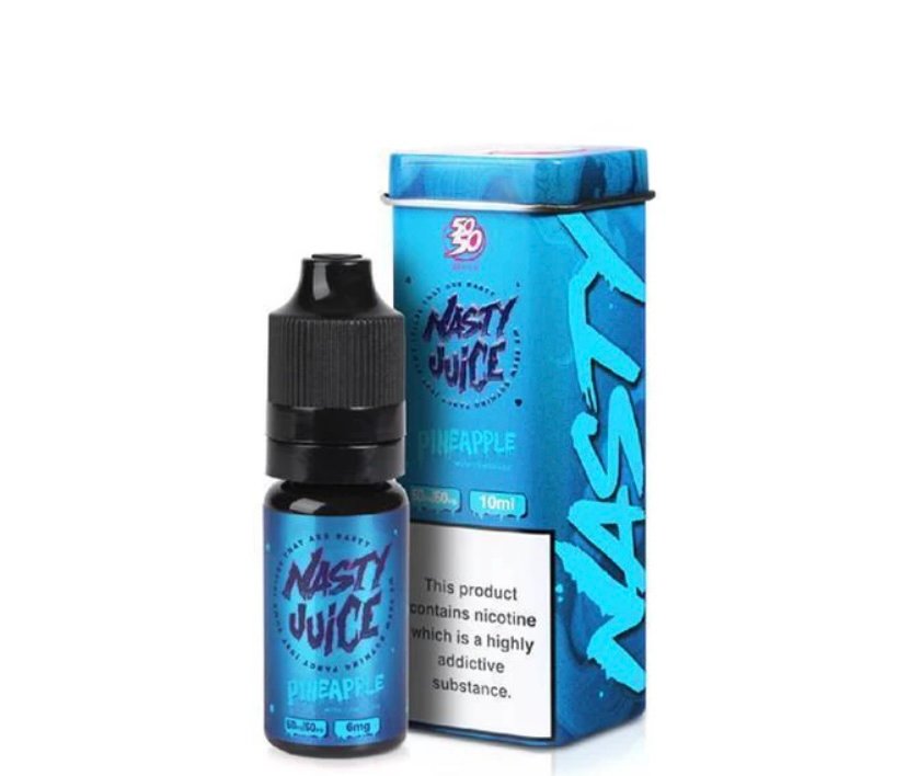 NASTY JUICE 10ml E-Liquid - Slow Blow - Pineapple Lemonade 50/50