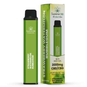 CBD Disposable Vape - Strawberry Watermelon Bubblegum (2000mg)