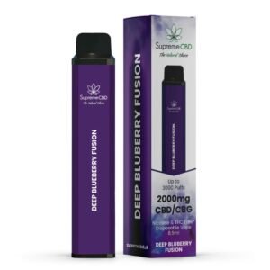 CBD Disposable Vape - Deep Blueberry Fusion (2000mg)