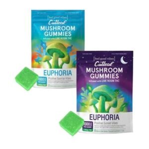 CUTLEAF EUPHORIA LIVE ROSIN THC MUSHROOM GUMMIES 8PCS