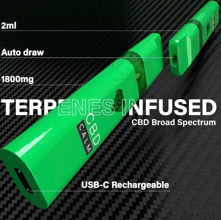 Holy Grail Kush – CBD Terpenes 1800mg Disposable Vape | CBD Calm - Image 4