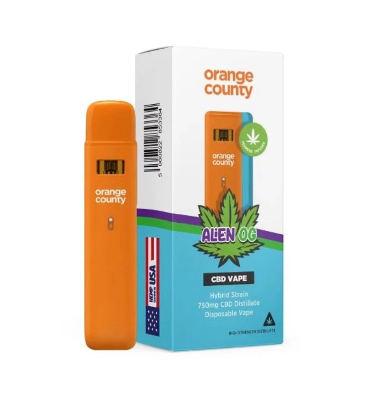 Alien OG – CBD Terpenes 750mg Disposable Vape | Orange County CBD