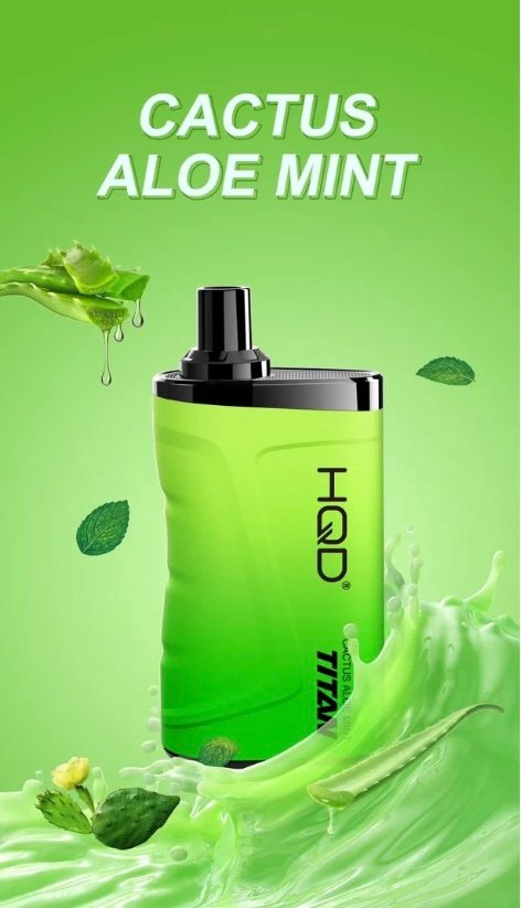 HQD TITAN CACTUS ALOE MINT 7000 PUFFS